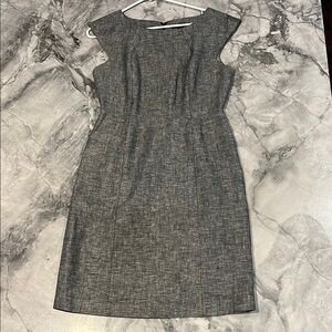 Saint Tropez West Gray Sheath Midi Dress